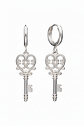 The Skeleton Key Hoops | Silver