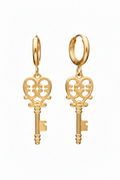 The Skeleton Key Hoops | Gold