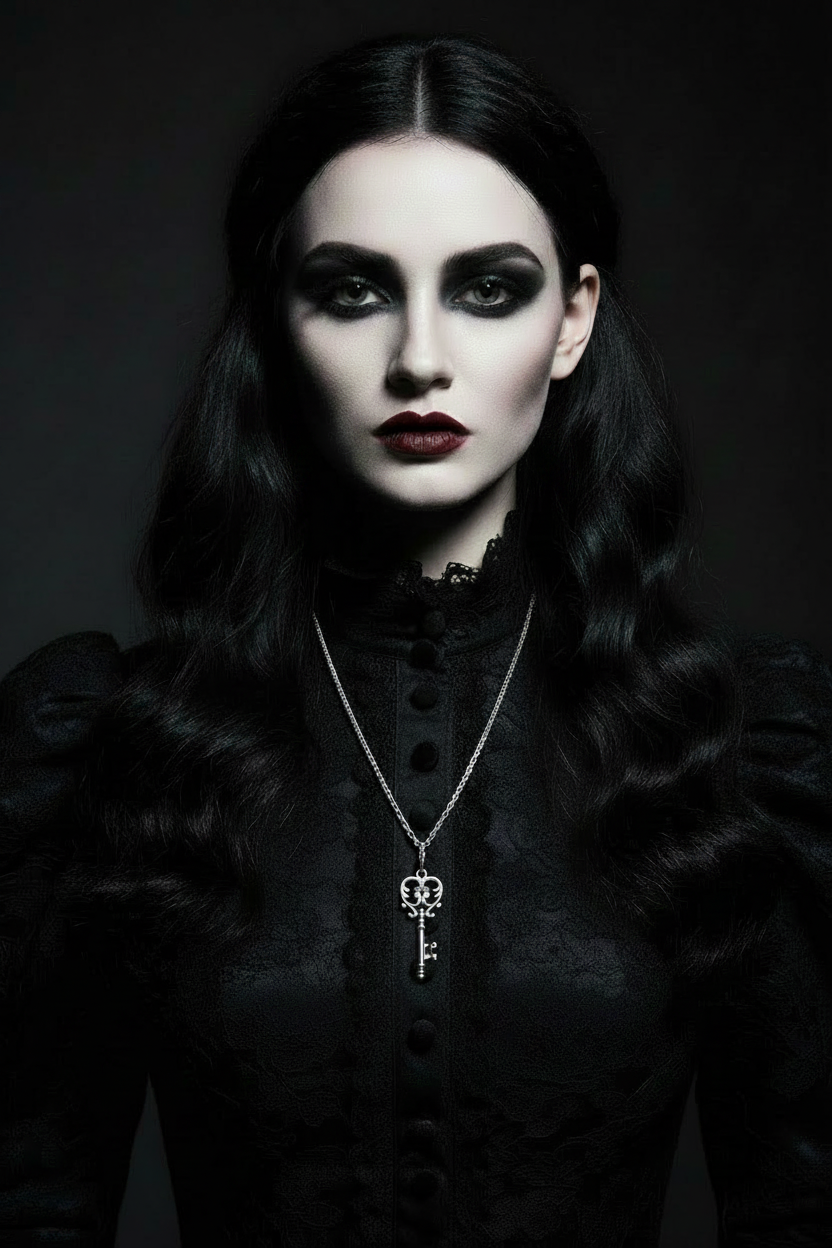 The Skeleton Key Necklace | Silver