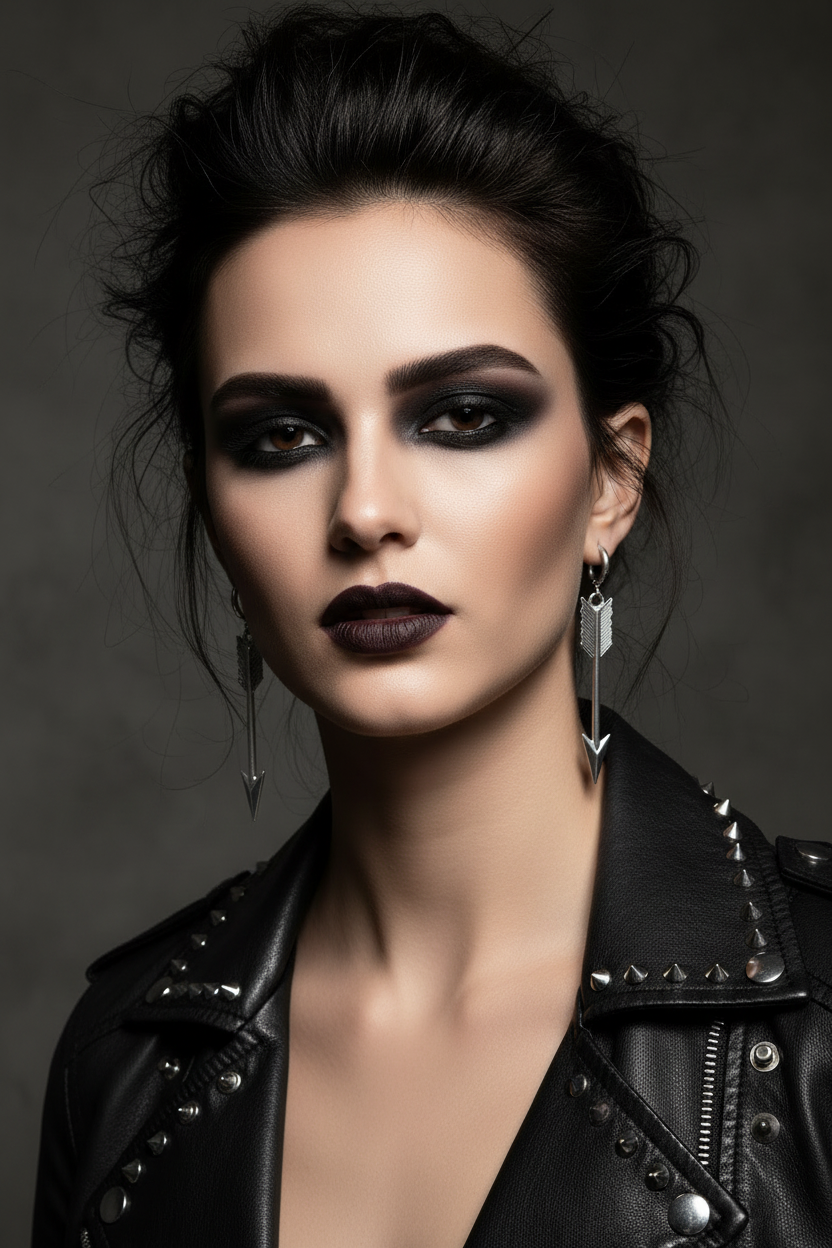 Urban Arrow Earrings | Silver