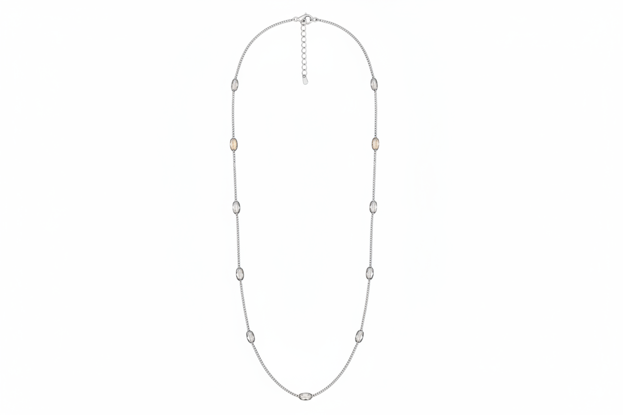 Satellite Oval Ball Stacking Chain | Gold