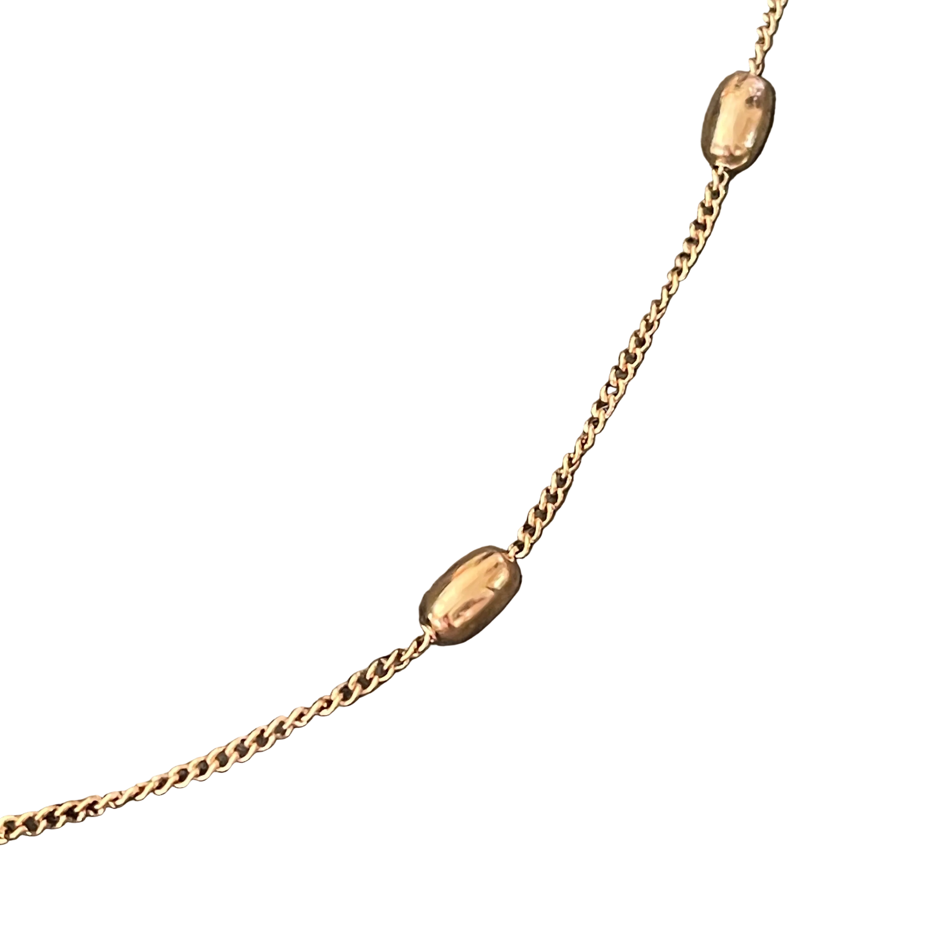Satellite Oval Ball Stacking Chain | Gold