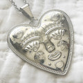 Helios Heart Medallion | Silver