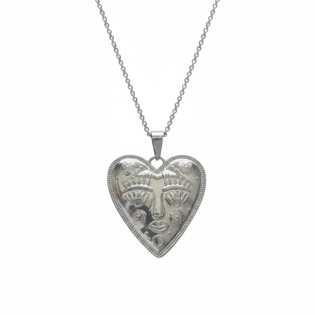 Helios Heart Medallion | Gold