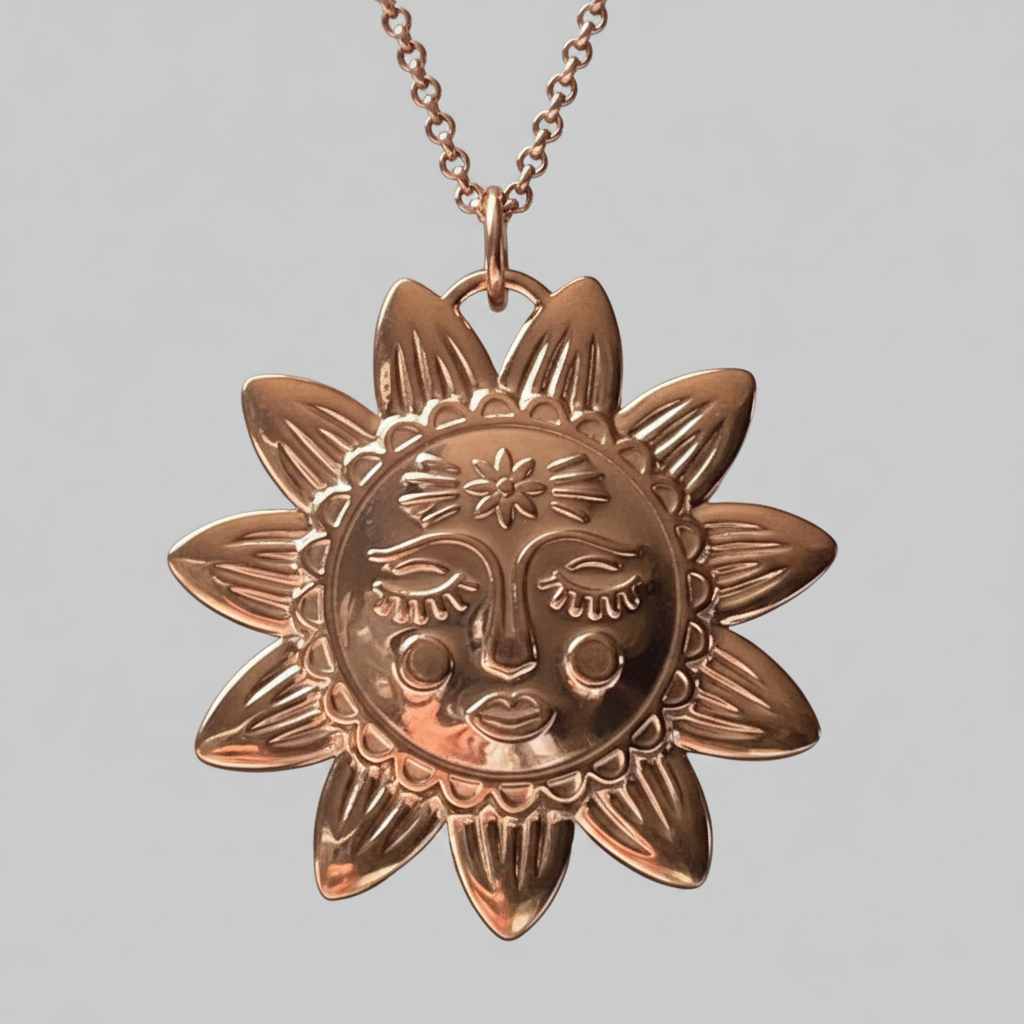 Helios Sun Medallion | Gold