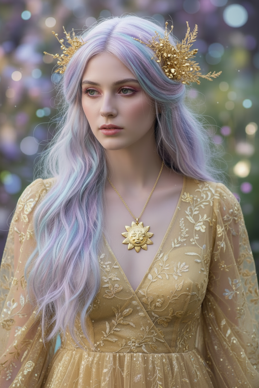 Helios Sun Medallion | Gold