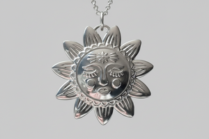 Helios Sun Medallion | Silver