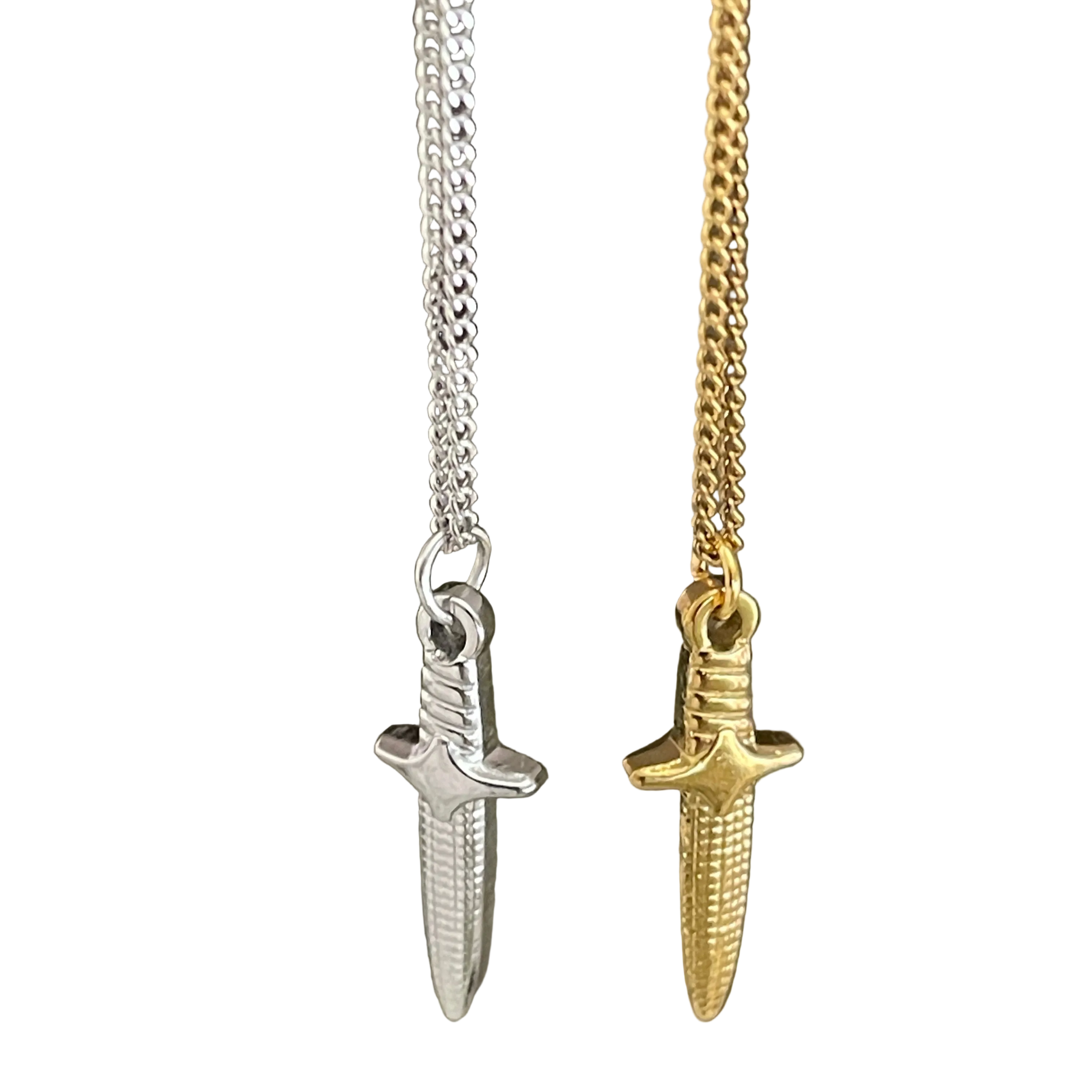 Crypt Dagger Necklace | Gold