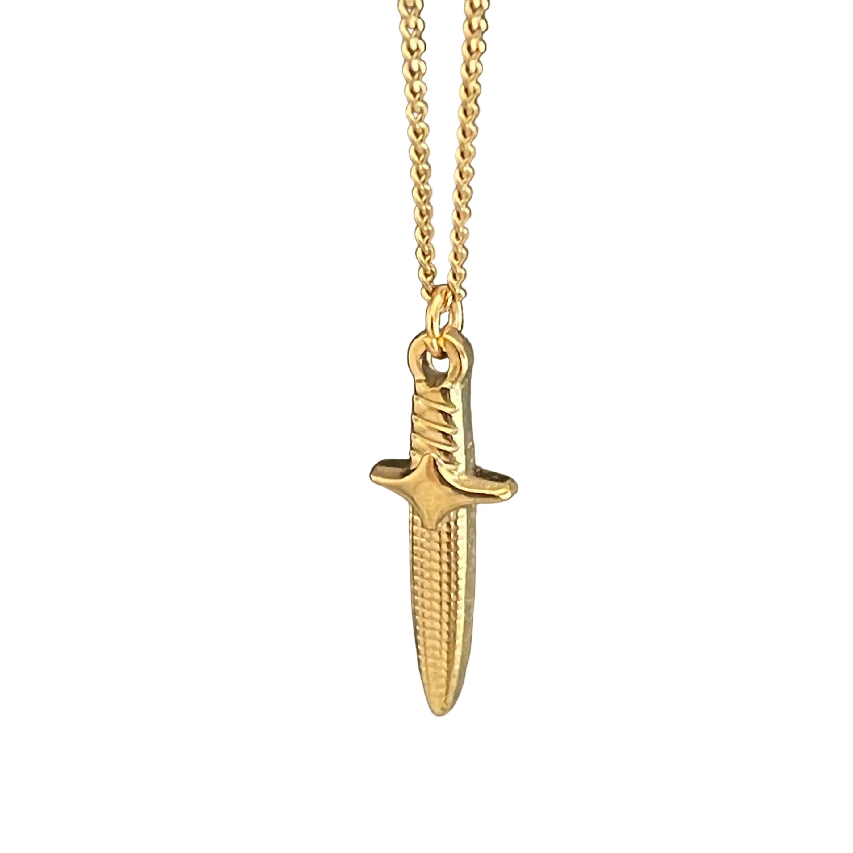 Crypt Dagger Necklace | Gold