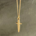 Crypt Dagger Necklace | Gold