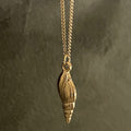 Bohemian Sea Shell Charm Necklace | Gold