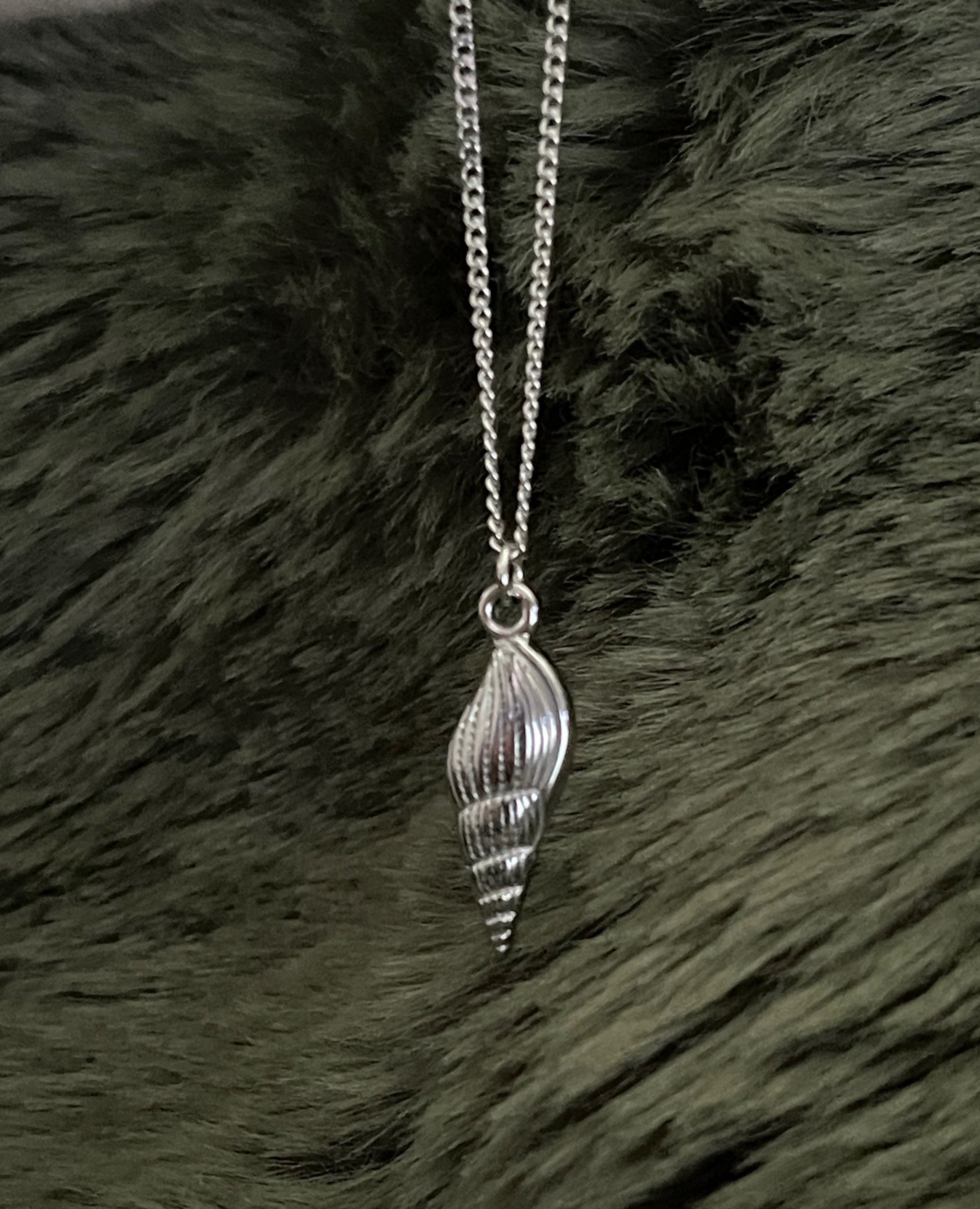 Bohemian Sea Charm Necklace | Silver