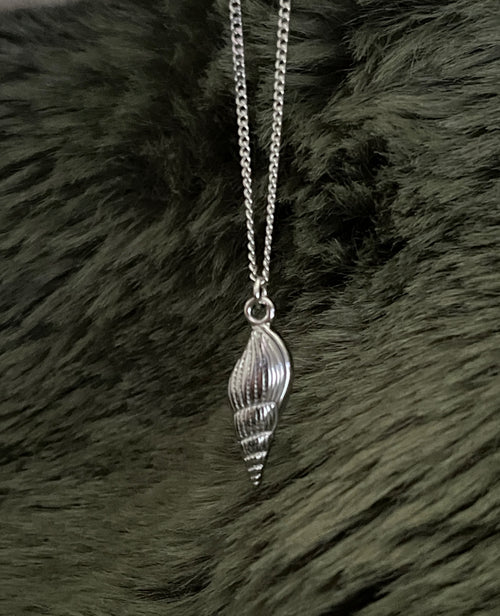 Bohemian Sea Charm Necklace | Silver