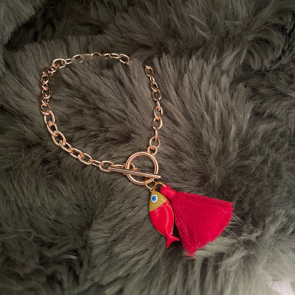 Valencia Toggle | Red