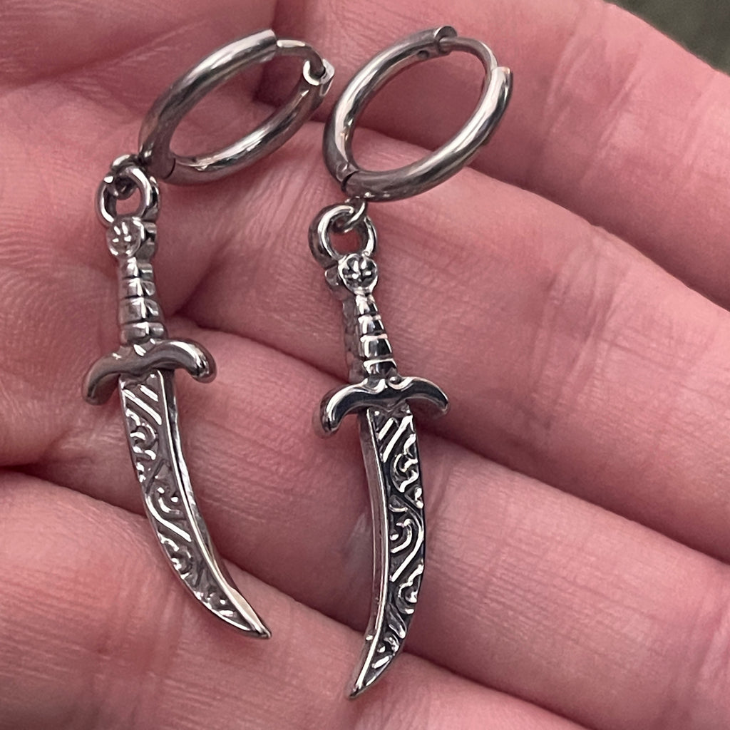 Cutlass Hoops | Silver