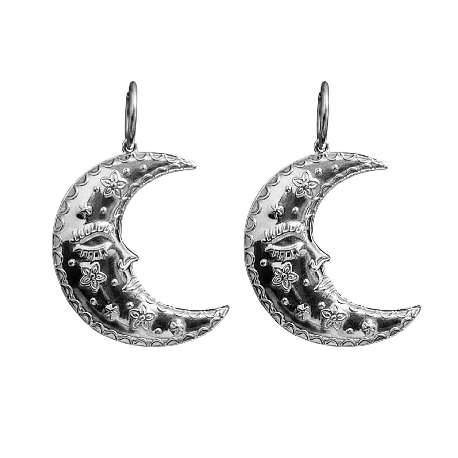 Helios Moon Statements Hoops | Gold