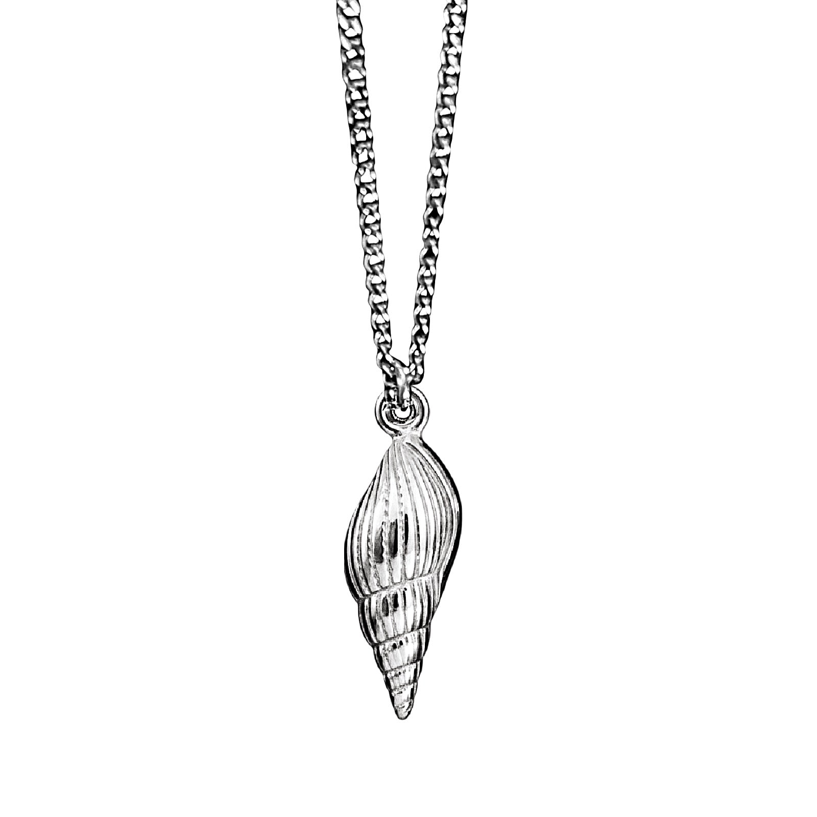 Bohemian Sea Charm Necklace | Silver