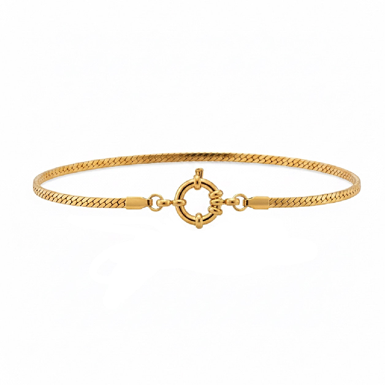 Herringbone Nautical | Gold