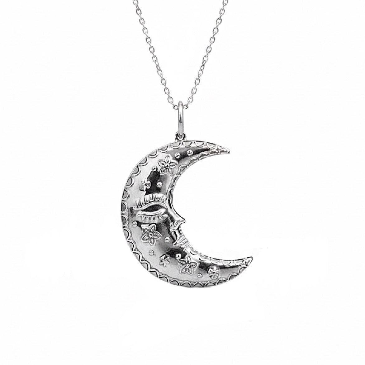 Helios Moon Medallion | Gold