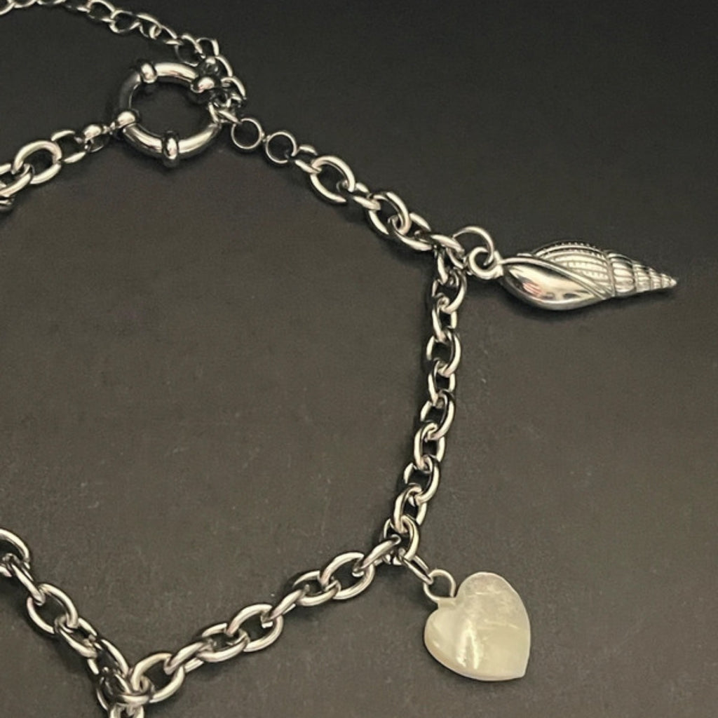 The Ocean Dreamer Charm Bracelet | Silver
