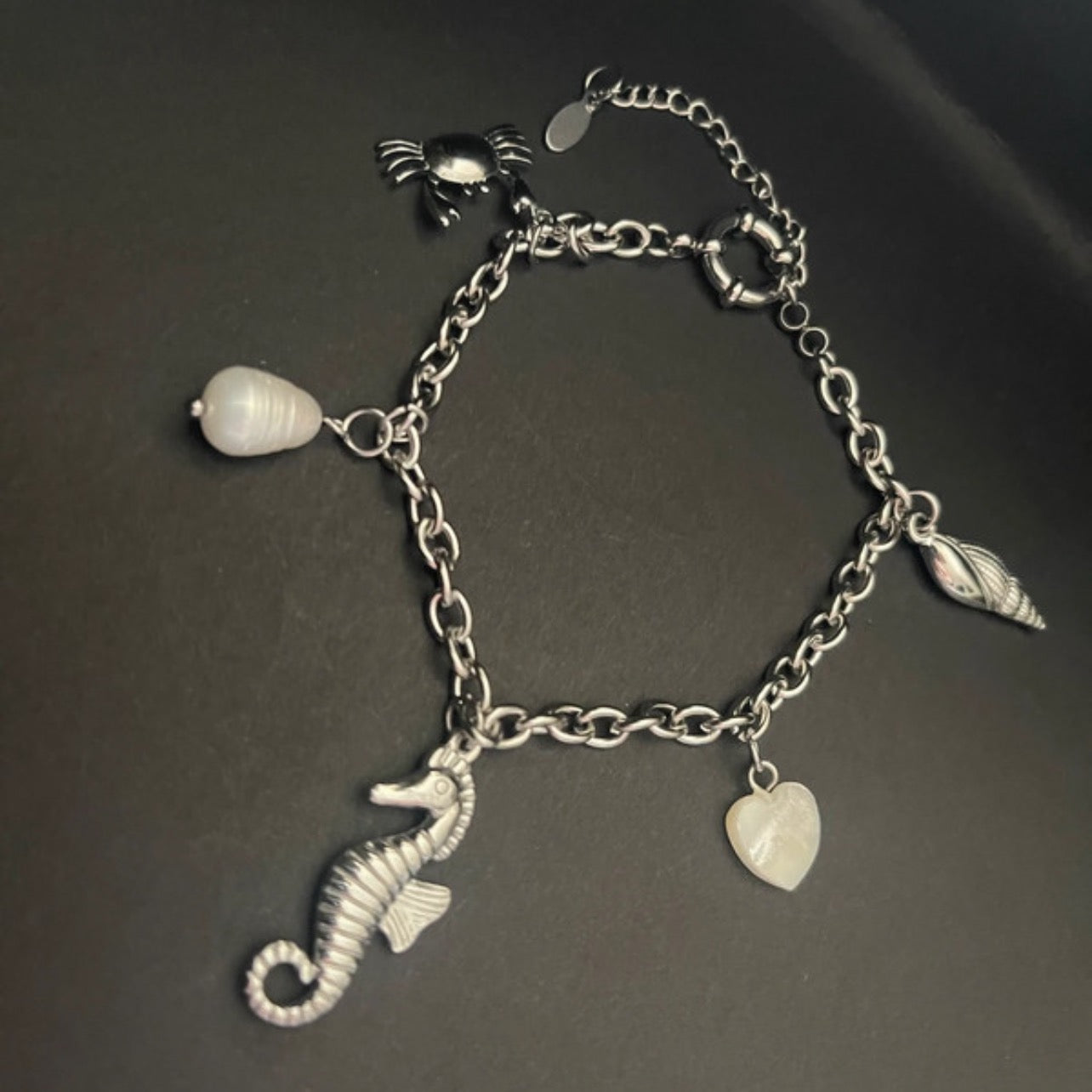 The Ocean Dreamer Charm Bracelet | Silver