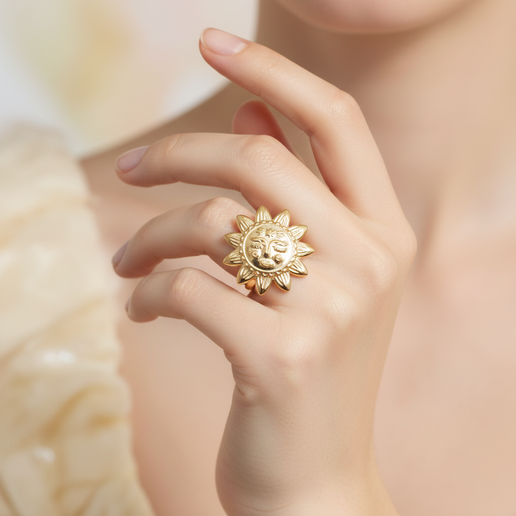 Helios Sun Ring
 | Gold