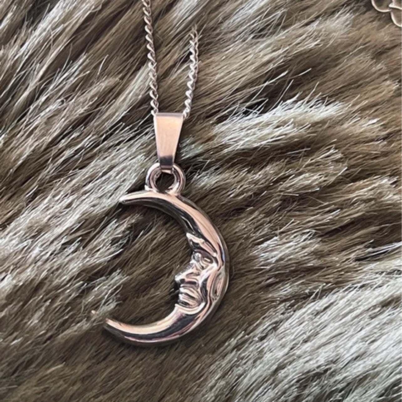 Midnight Moon | Silver Pendant