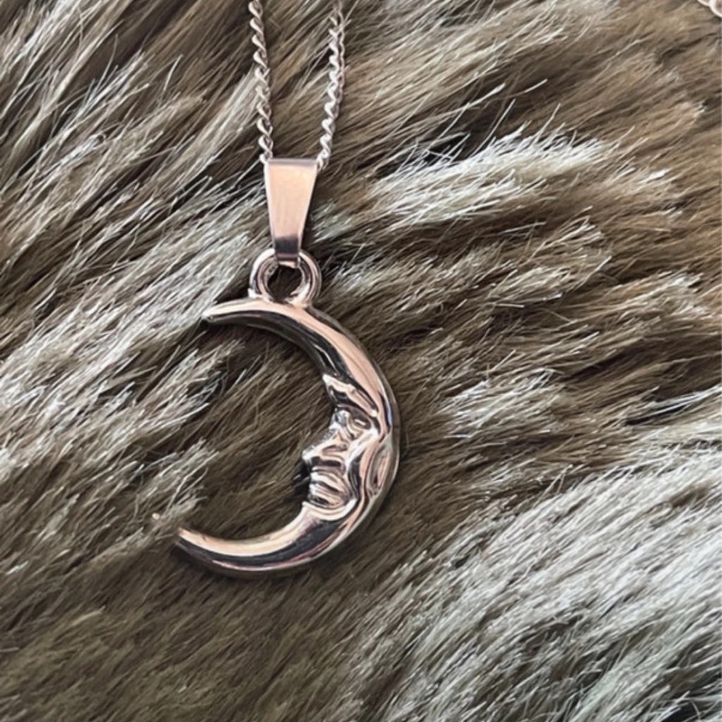 Midnight Moon | Silver Pendant