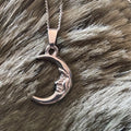 Midnight Moon | Silver Pendant