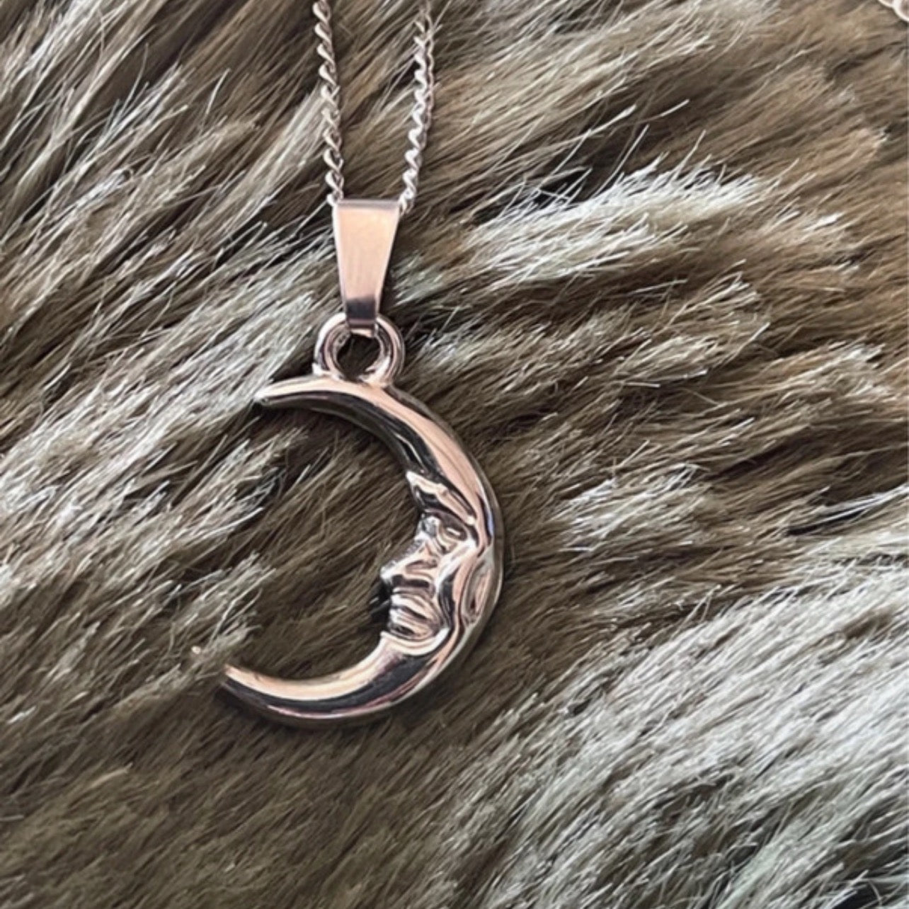 Midnight Moon | Silver Pendant