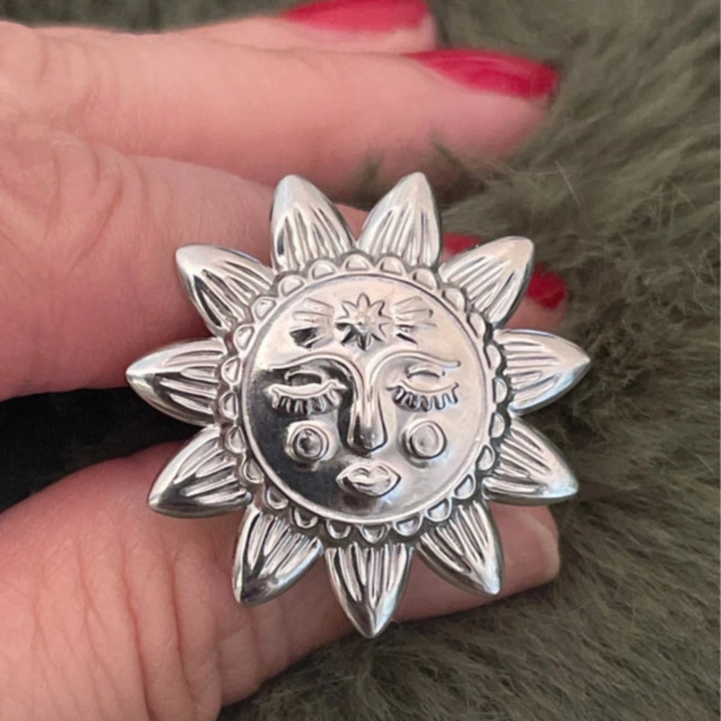 Helios Sun Ring | Silver