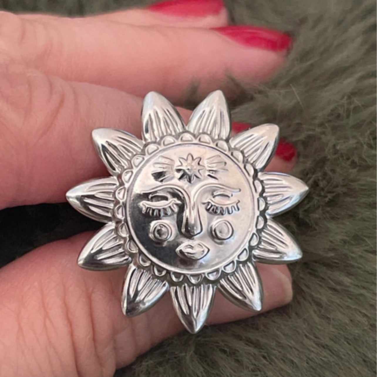 Helios Sun Ring | Silver