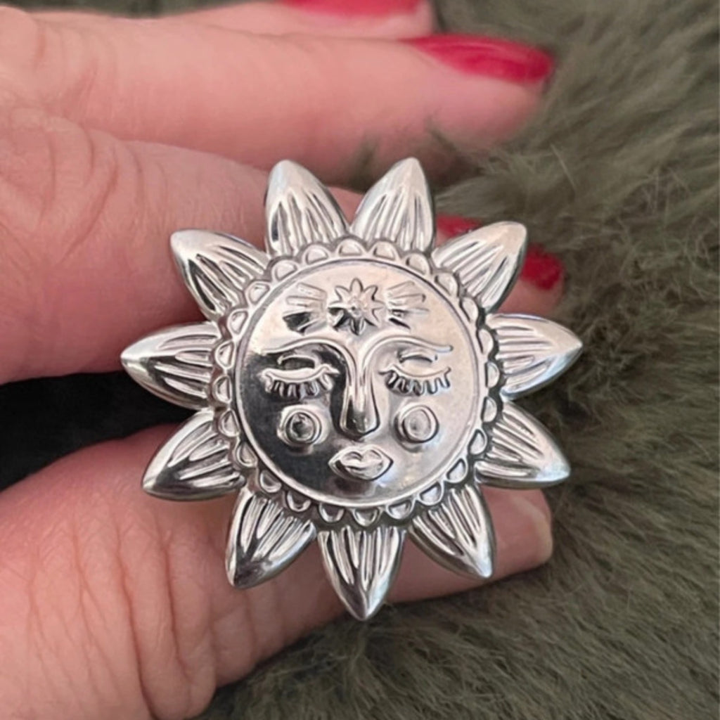 Helios Sun Ring | Silver