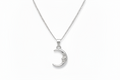 Midnight Moon | Silver Pendant