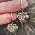 THE IVY LEAF EARRINGS | Silver