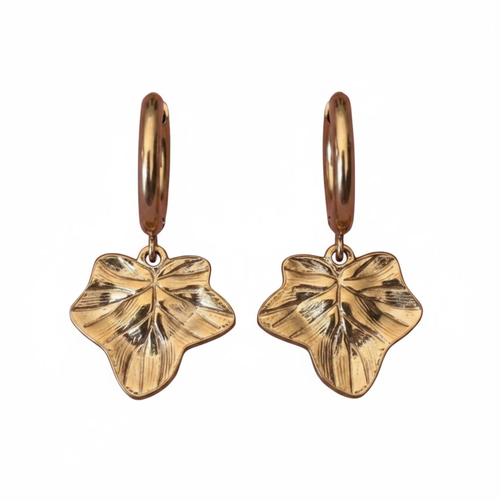 Poison Ivy Hoops | Gold