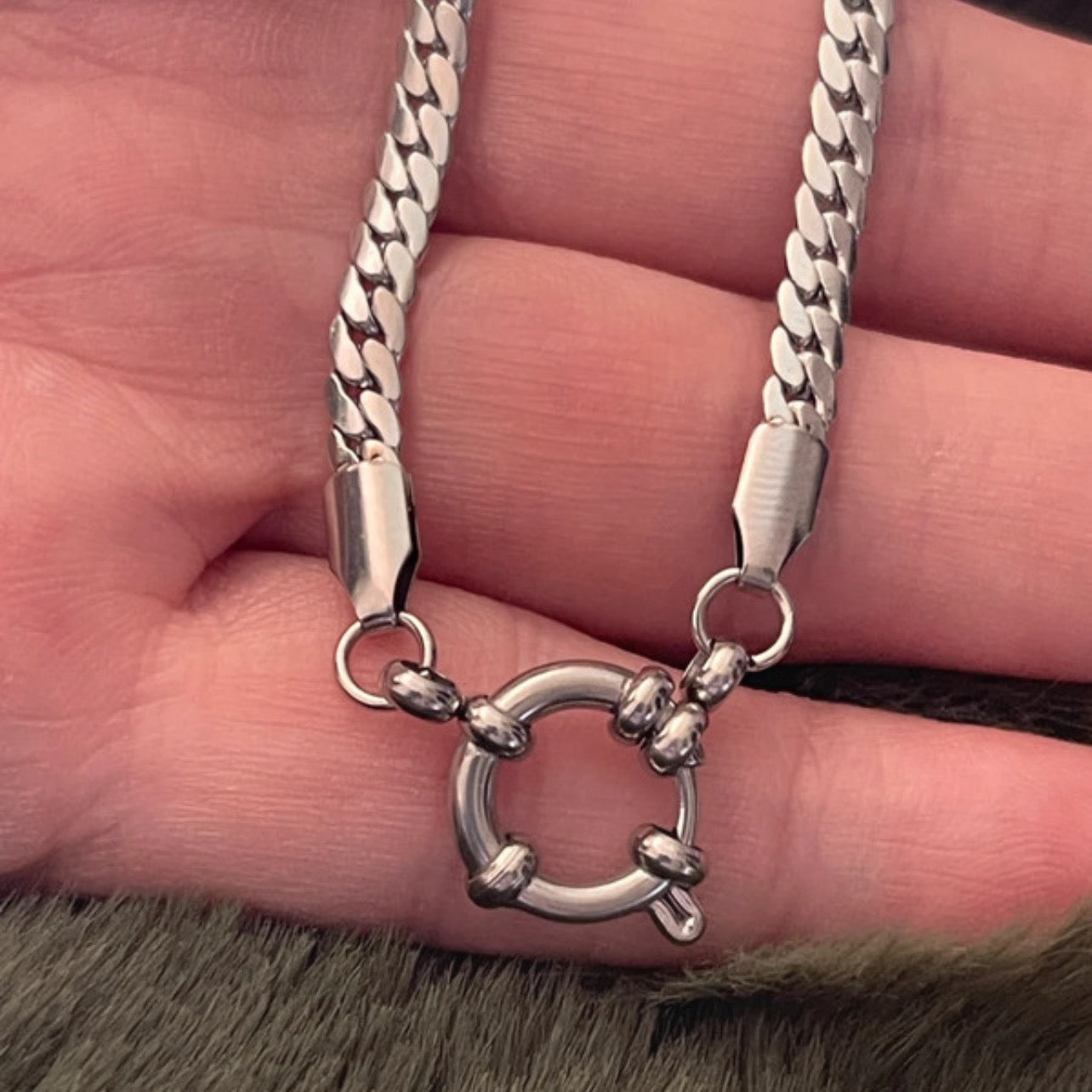 Herringbone Nautical | Silver