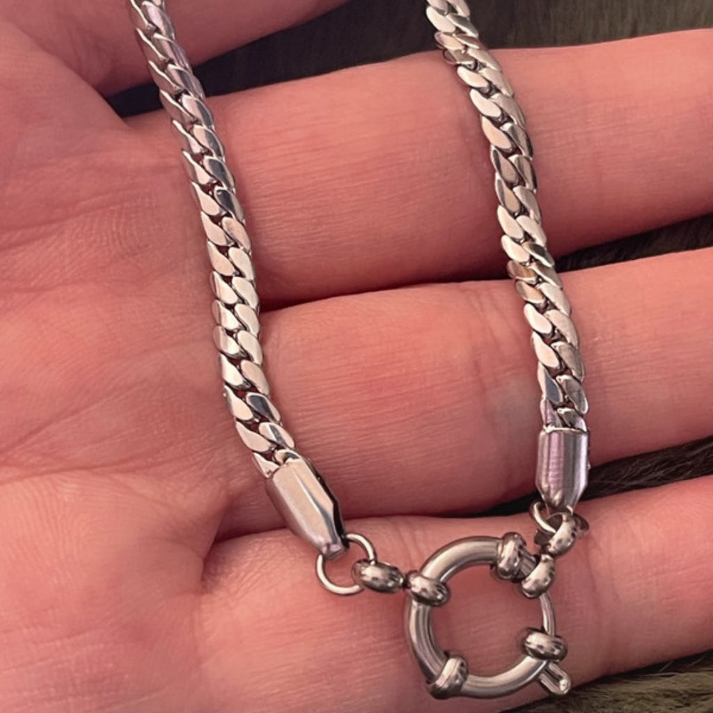 Herringbone Nautical | Silver