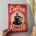 Distressed Metal Retro Sign