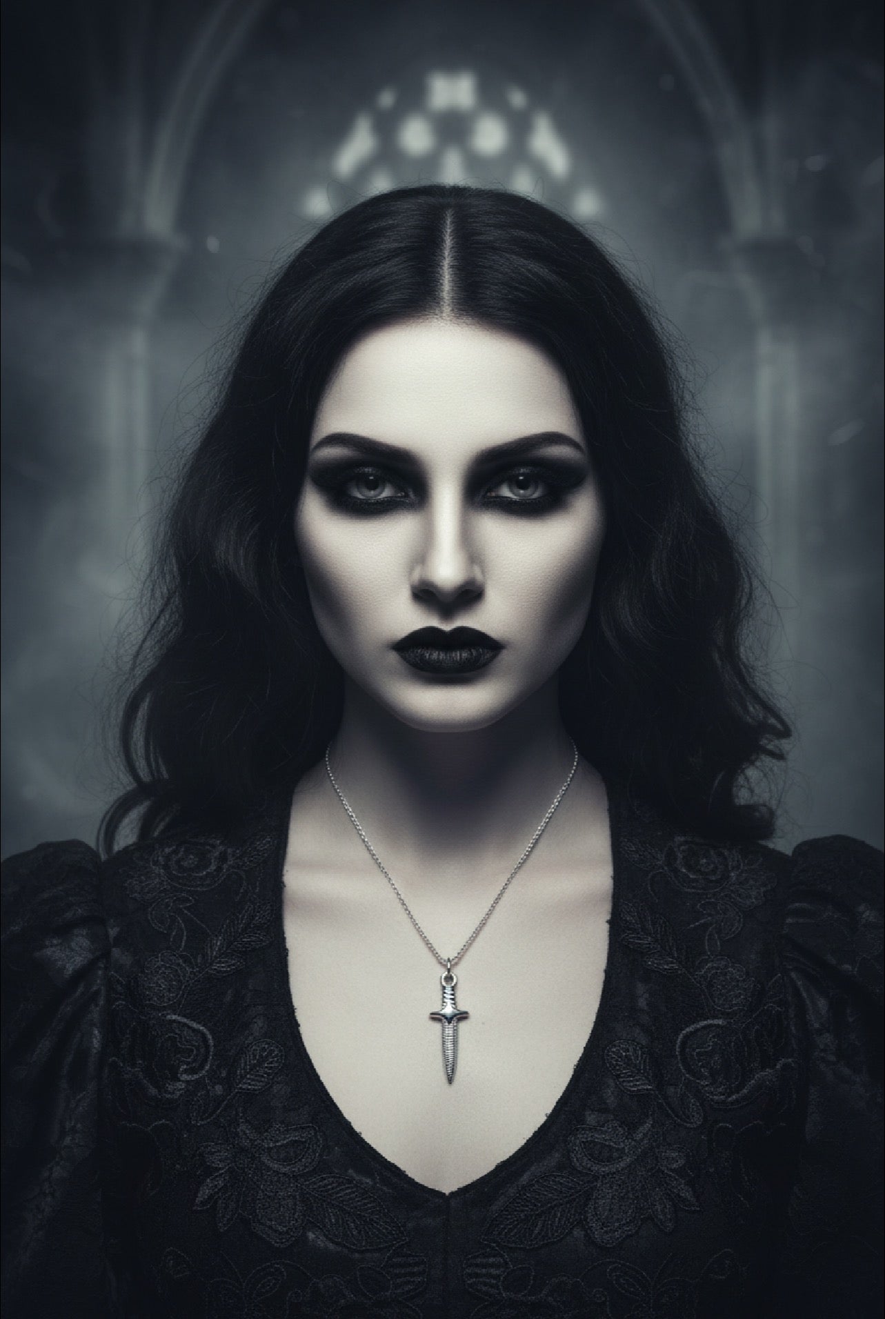 Crypt Dagger Necklace | Gold