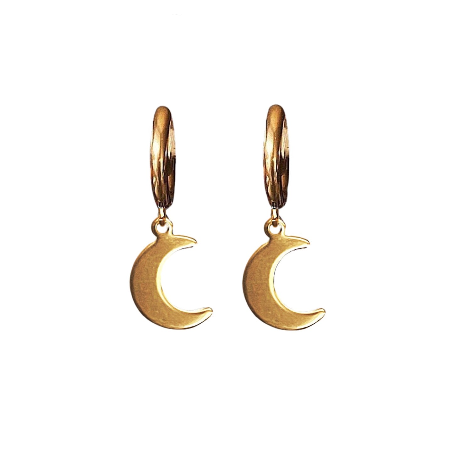 LUNA gold earrings