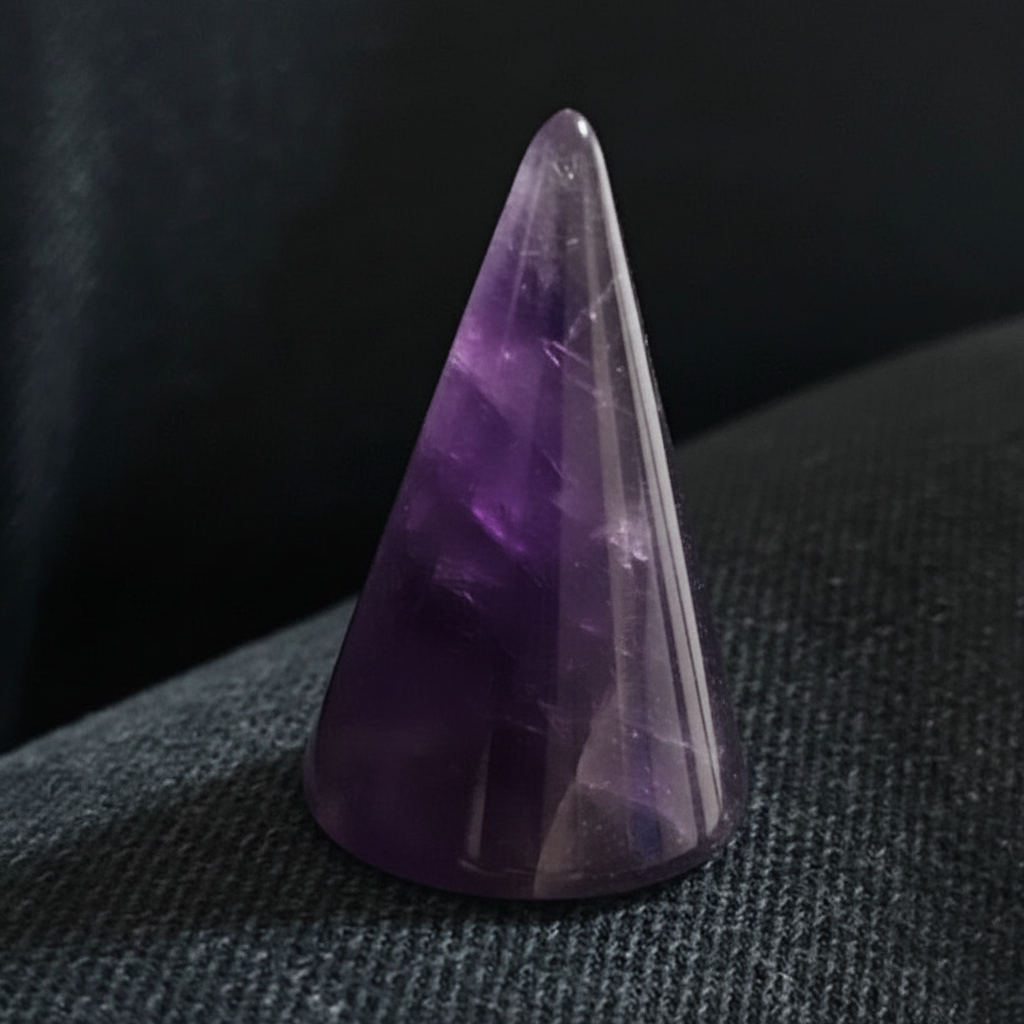 Amethyst Quartz Crystal Ring Holder