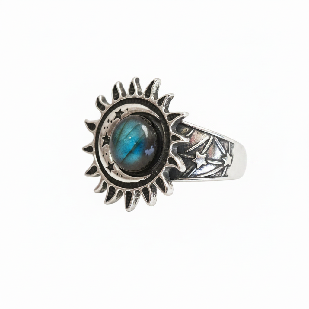 Astro Labradorite Ring